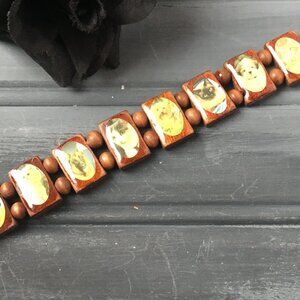 Wood Cat + Dog Bracelet